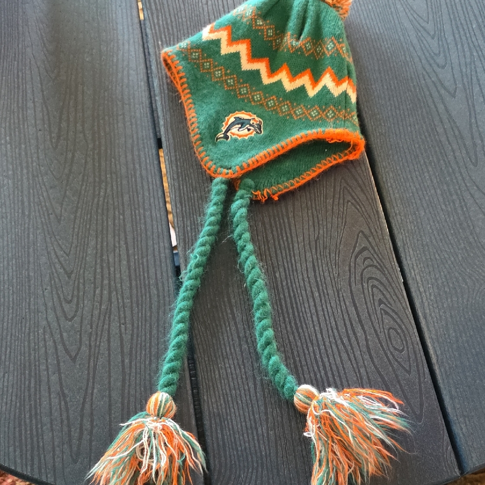 NFL Teal and Orange Kids Knit Hat